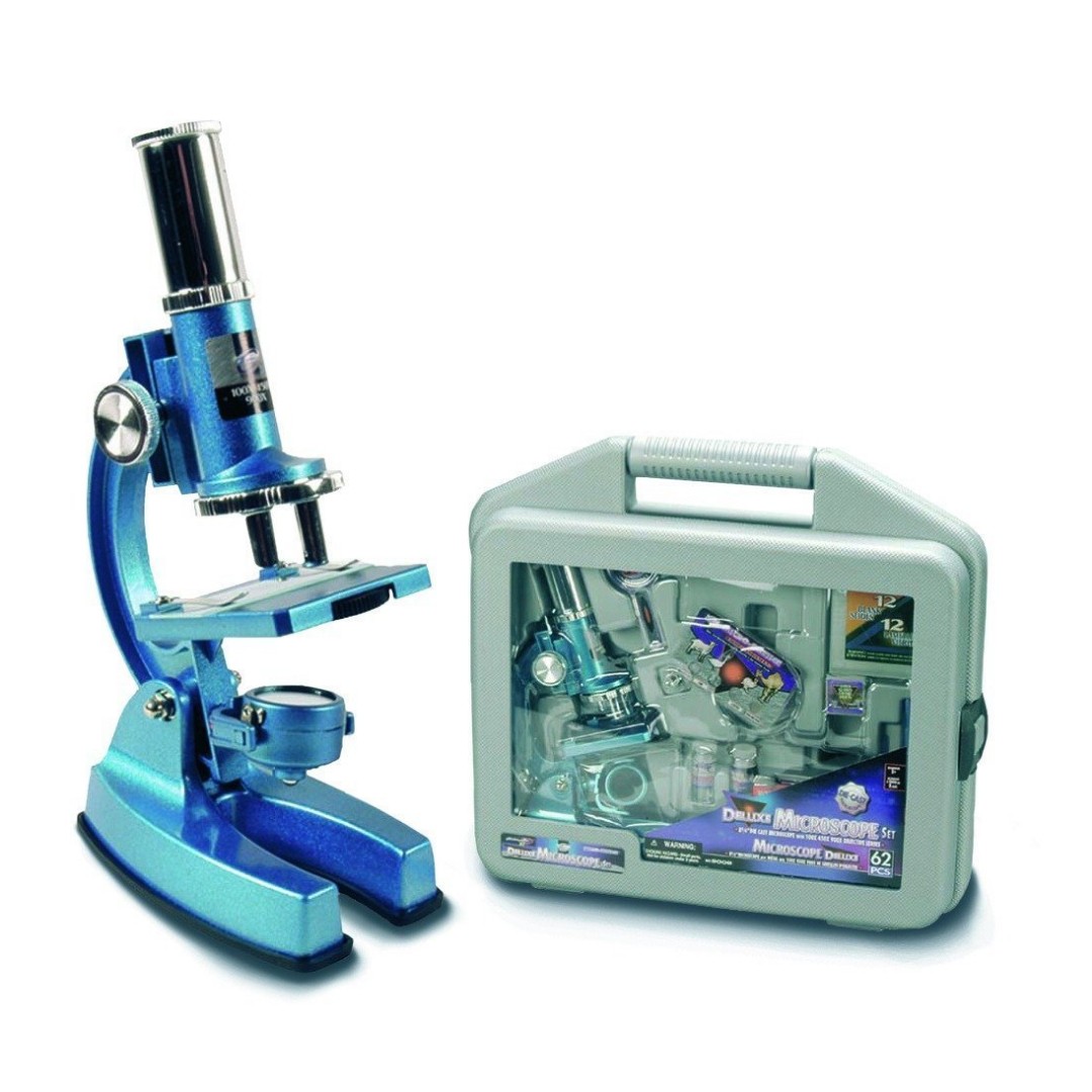 Eastcolight Science Deluxe Microscope Set Metal Die Cast Micro
