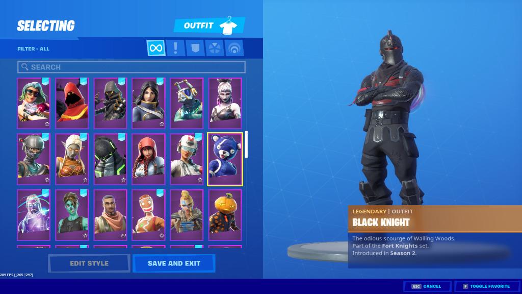Fa 160 Skin Og Black Knight Galaxy Extremely Stacked Fortnite Account Toys Games Video Gaming Video Games On Carousell