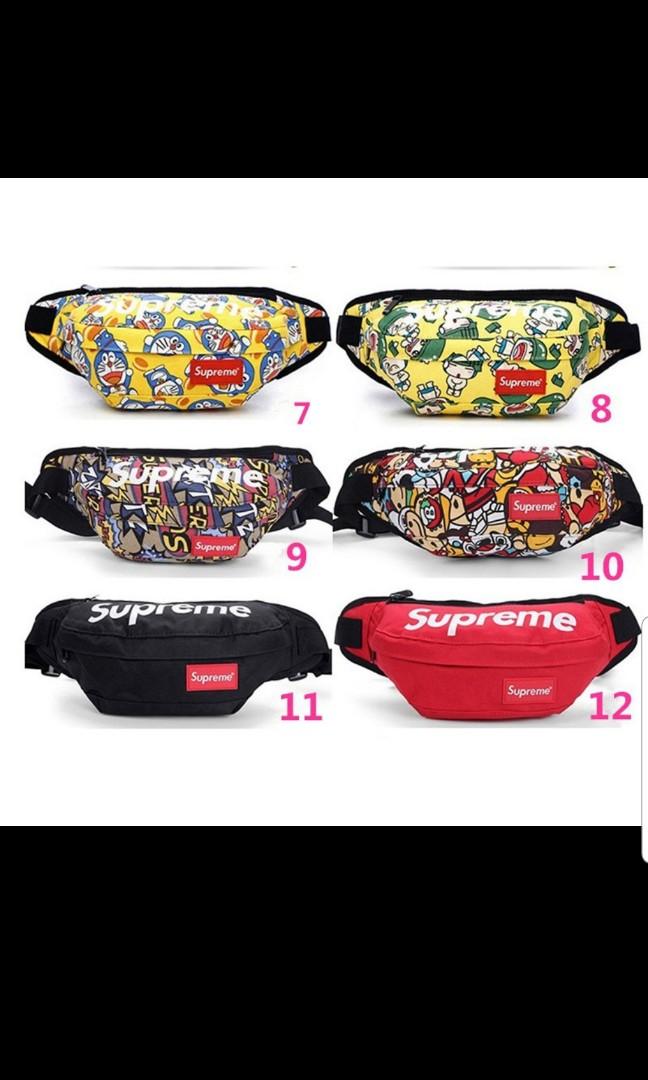 Fake supreme waist chest pouch bag Men s Fashion Bags Belt bags Clutches and Pouches on Carousell