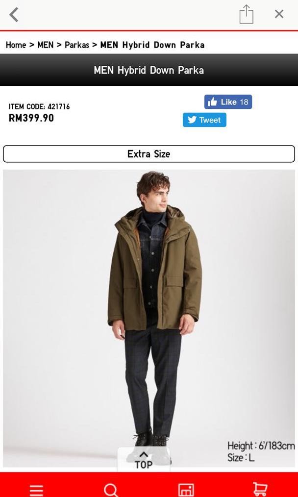 Men hybrid down parka deals