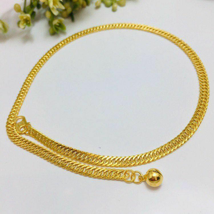 GELANG KAKI EMAS 916, Women's Fashion, Jewellery on Carousell