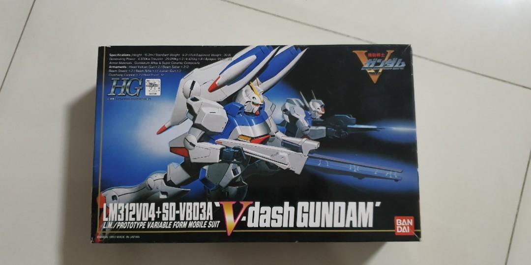 Bandai MG 1/100 V Dash Gundam Plastic Model 164270 Isolated Mobile Suit Japan for sale online 