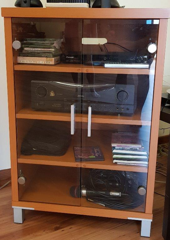 Hi Fi Cabinet Furniture Shelves Drawers On Carousell