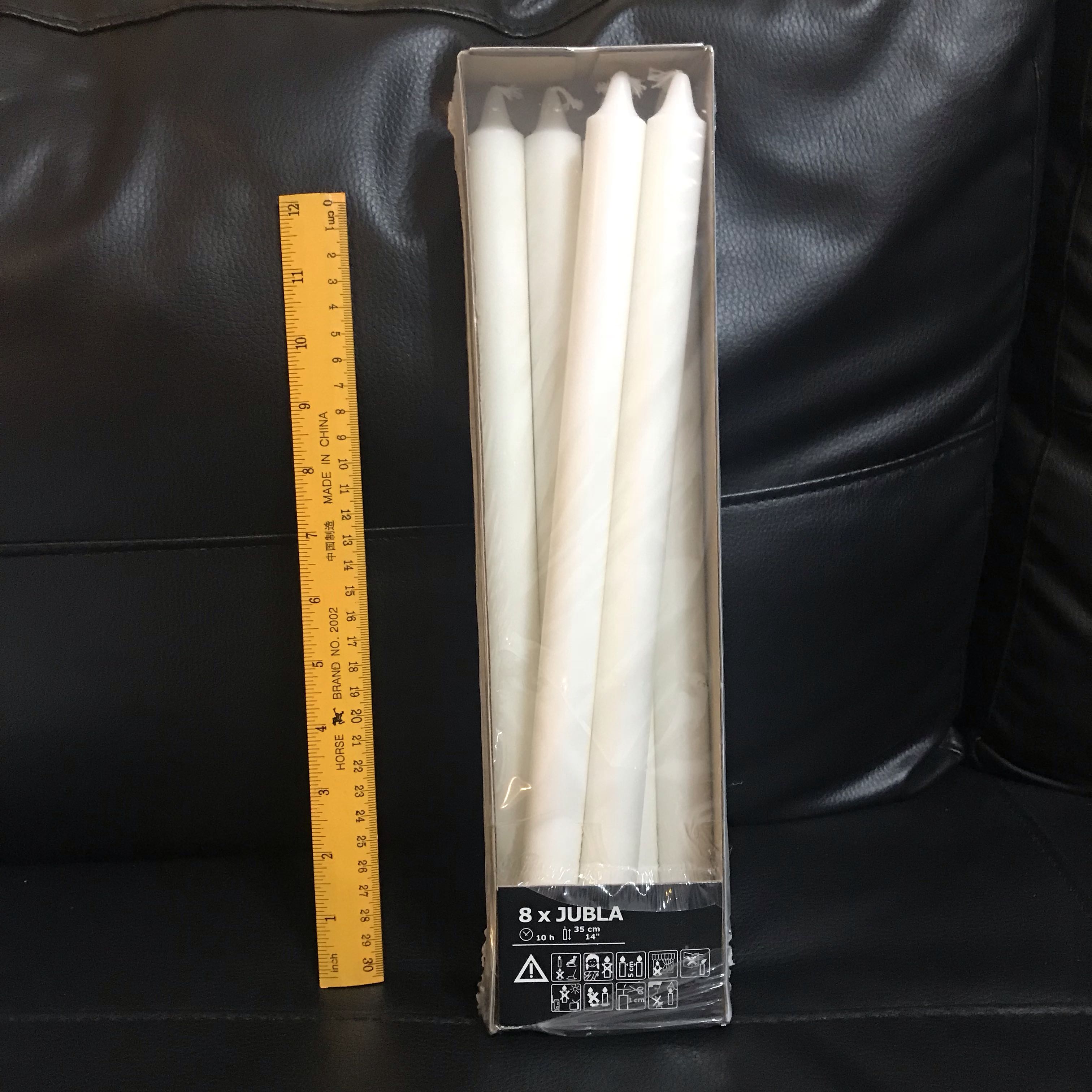 IKEA Jubla Candles 35cm Wedding, Hobbies & Toys, Stationery & Craft