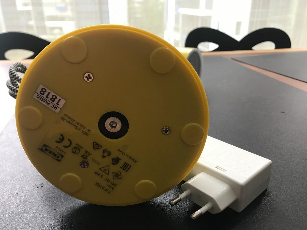 Ikea KRUX LED work lamp, yellow, Babies & Kids, Baby Nursery & Kids