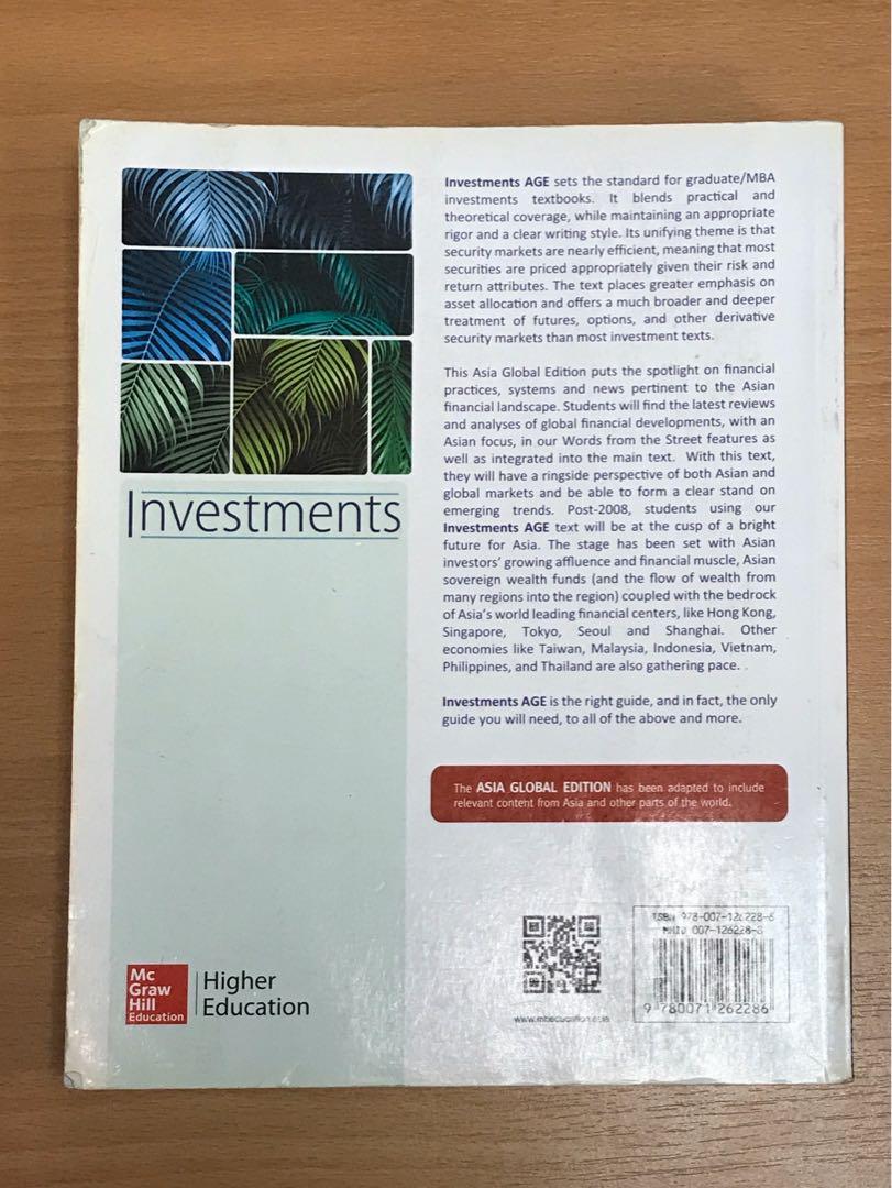 Investments Zvi Bodie, Alex Kane, Alan J. Marcus, Ravi Jain; EC3333