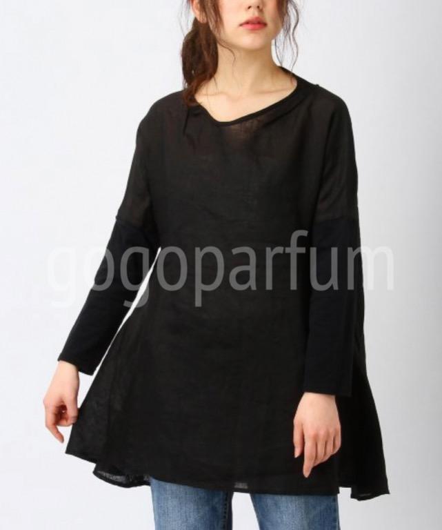 black tunic top
