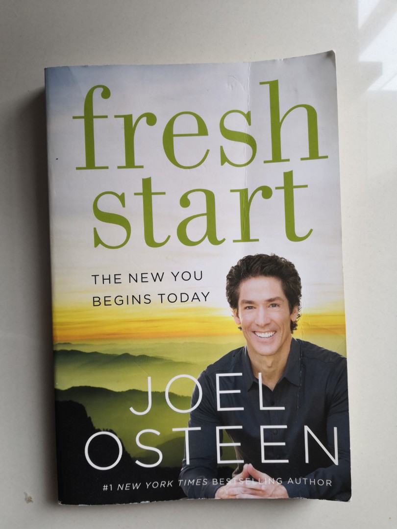 Joel Osteen Fresh Start The New You Begins Today Hobbies Toys Books Magazines Fiction Non Fiction On Carousell