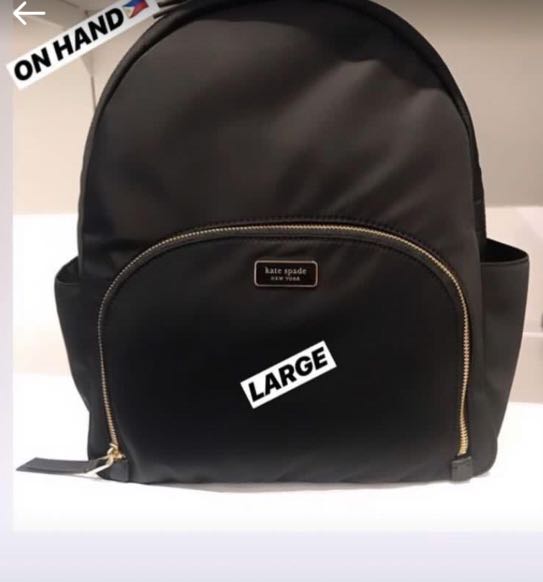 Kate Spade Dawn Backpack Black, Luxury, Bags & Wallets on Carousell