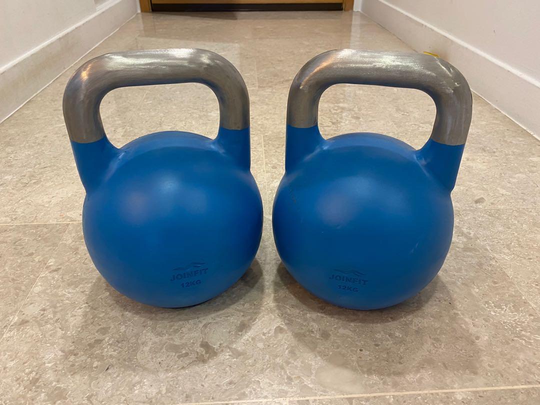Kettlebell 12kg x 2, Sports Equipment, Exercise & Fitness, Weights