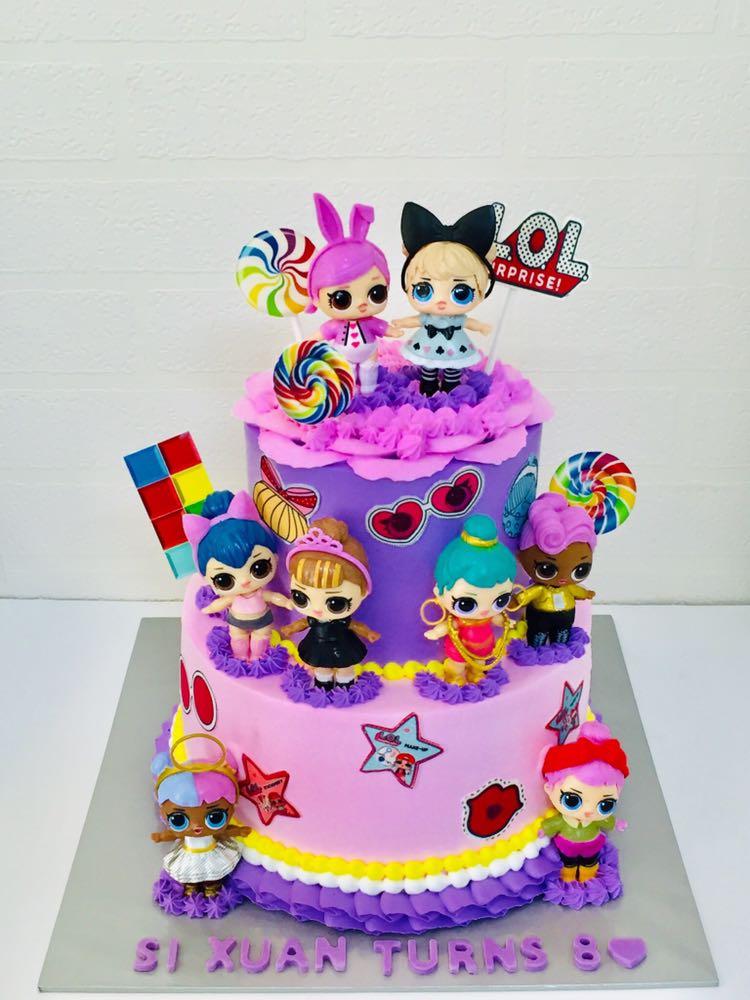 Lol Surprise Birthday Cake Food Drinks Gift Baskets Hampers On Carousell