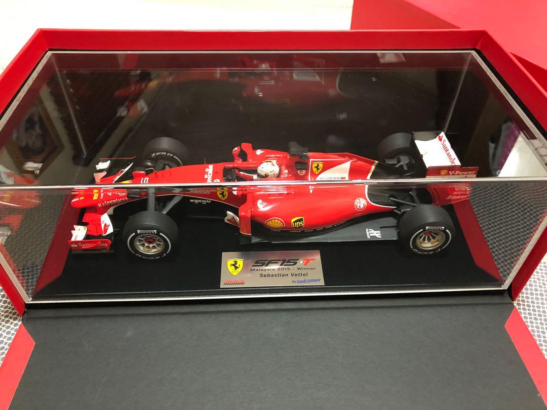 Looksmart 1/18 Sebastian Vettel SF15-T F1 Ferrari Malaysia GP ...