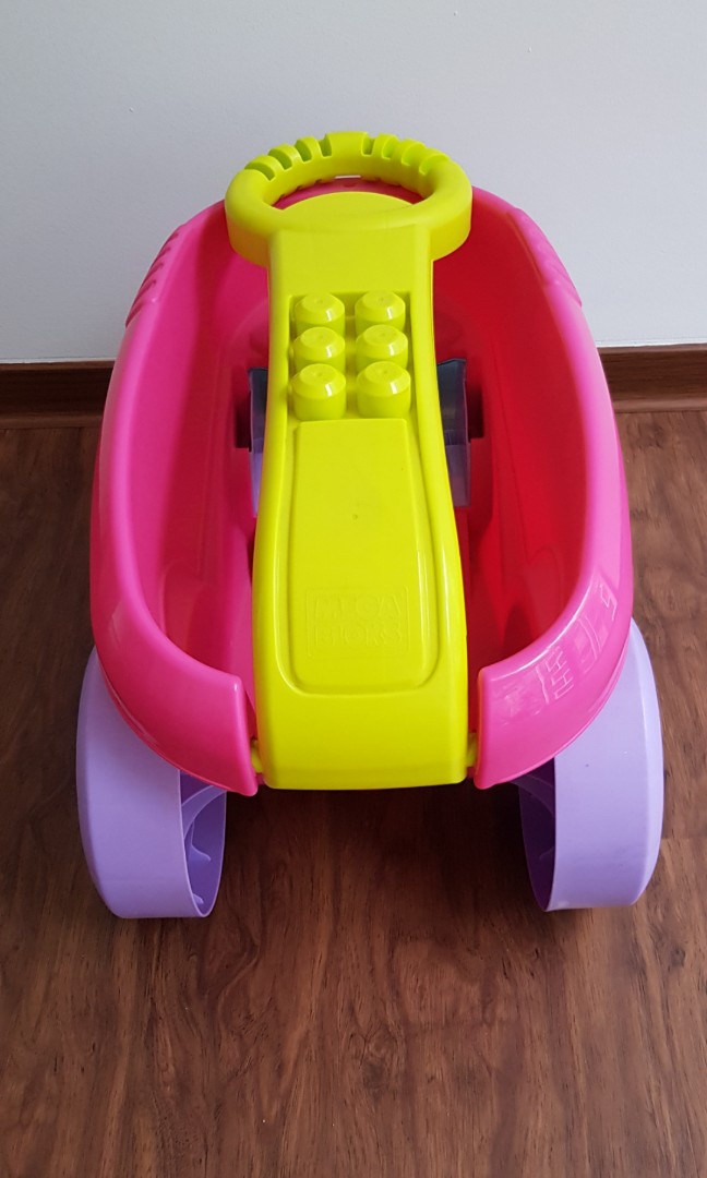 Mega bloks scooping wagon pink deals
