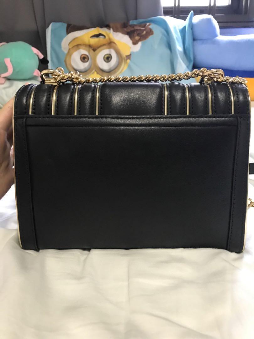 Michael Kors Whitney bag black and gold Women s Fashion Bags
