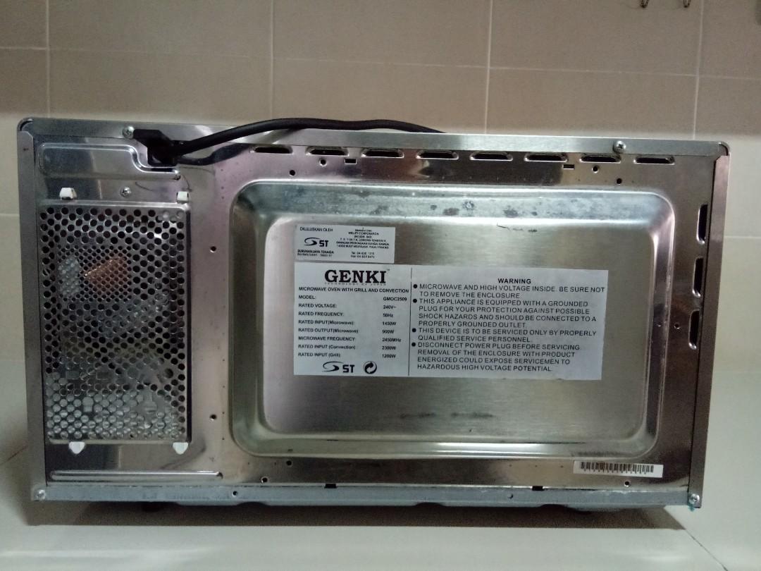 Microwave / Convection / Grill Combi Oven 25L Genki Japan, TV & Home