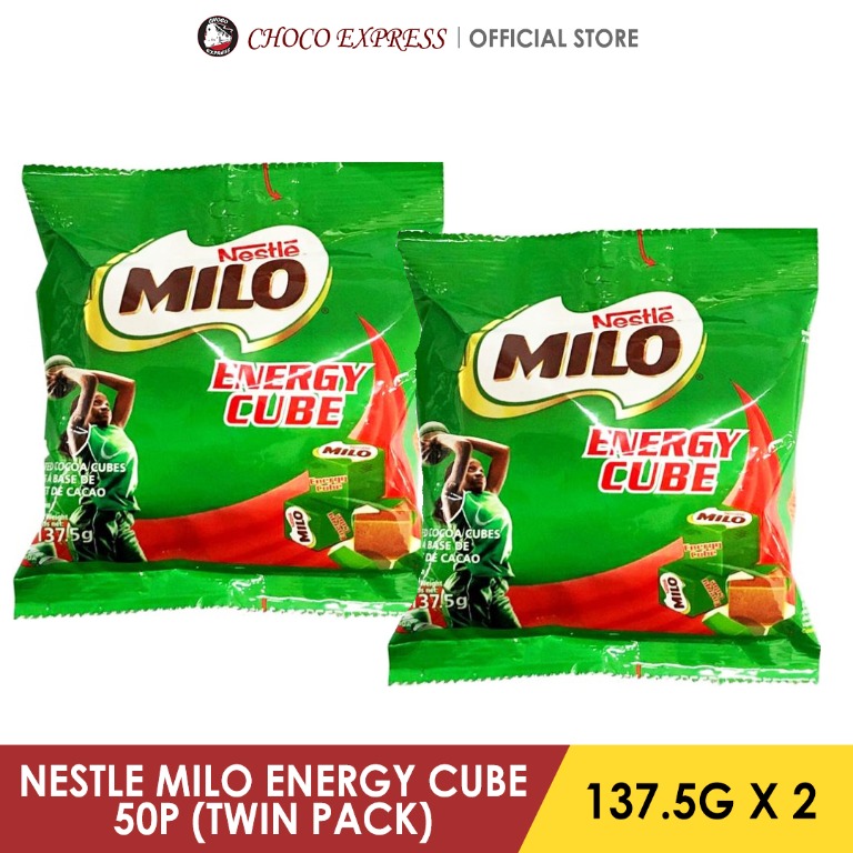 Nestle Milo Energy Cube 50p 137 5g Twin Pack Imported From Nigeria Food Drinks Local Eats On Carousell