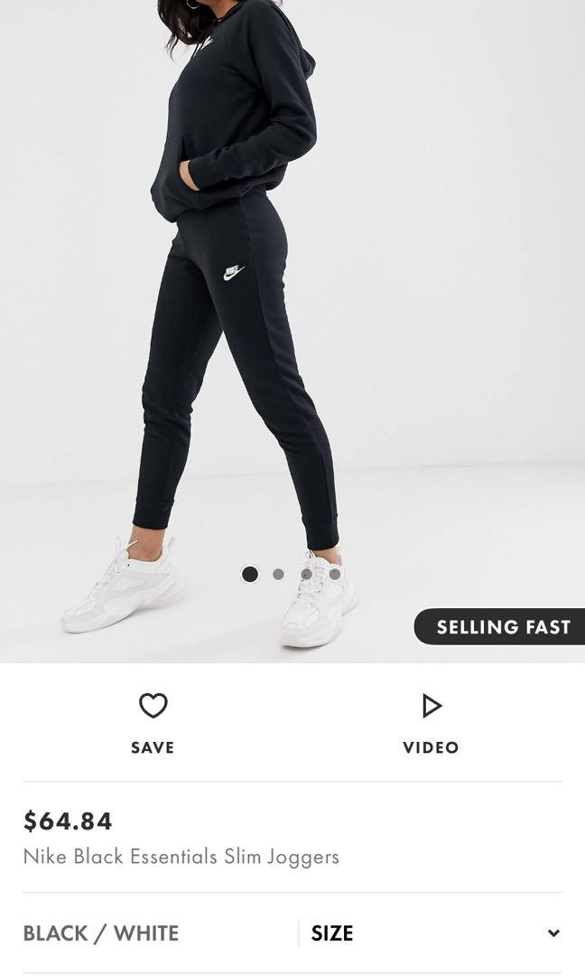 Nike essential hotsell slim joggers