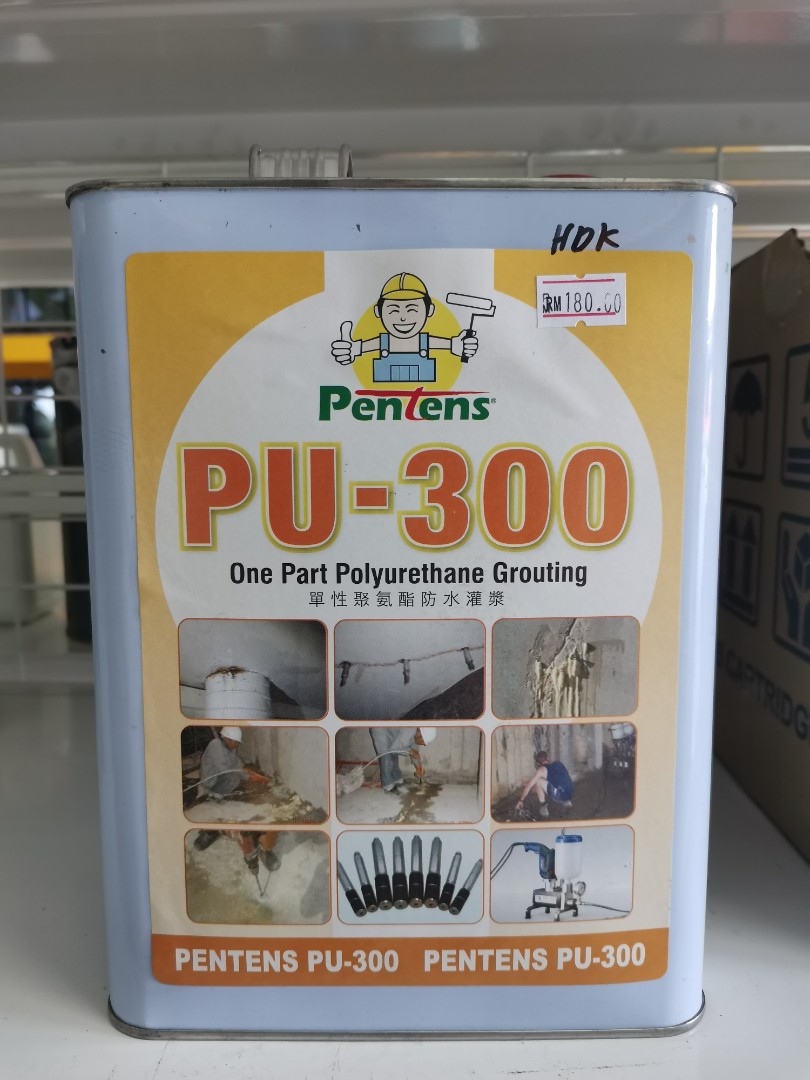 Pentens Pu 300 One Part Polyurethane Grouting 4kg Home Furniture Others On Carousell