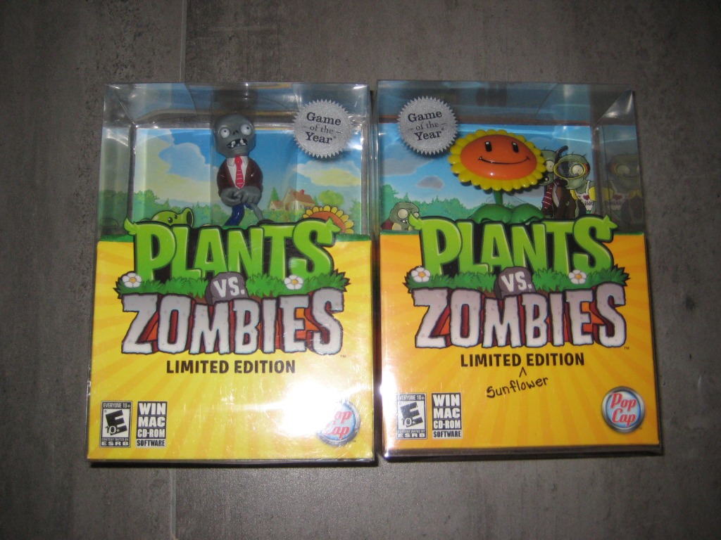 Plants Vs. Zombies Limited Sunflower Edition Sealed RARE