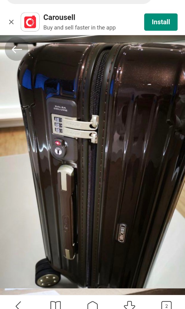 Rimowa Salsa Deluxe 47L Multiwheel Brown Luggage