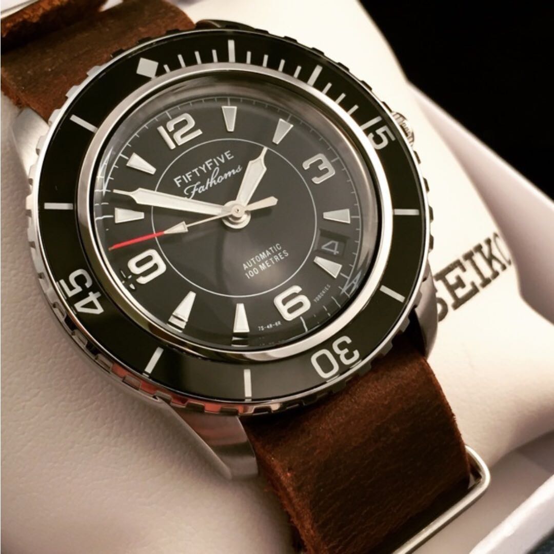 Seiko Blancpain Fifty Fathoms homage watch, Men's Fashion, Watches &  Accessories, Watches on Carousell