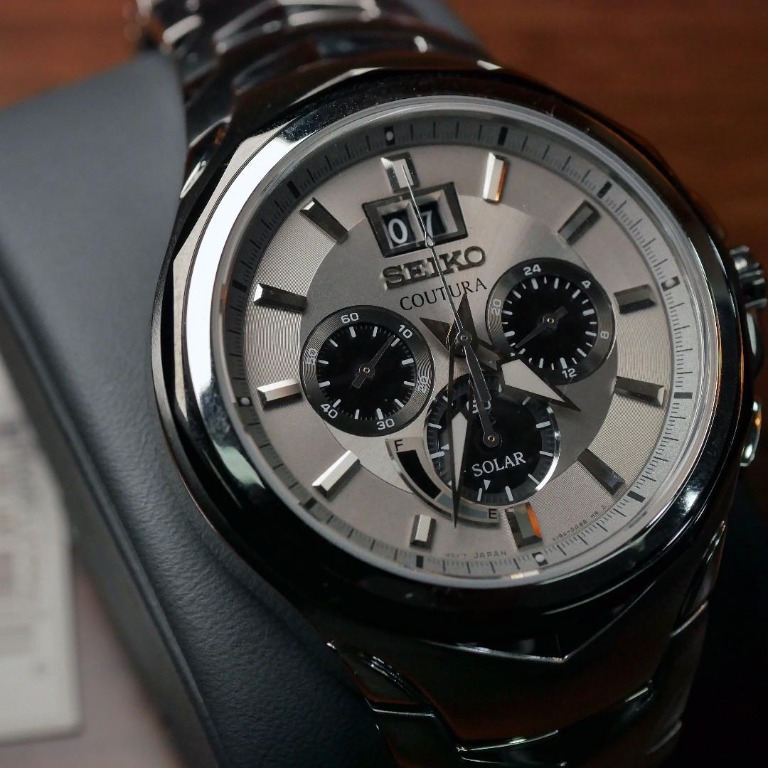 Seiko Solar Coutura Chronograph SSC627 Men s Fashion