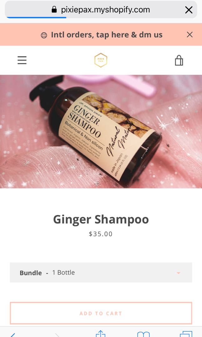 Spoondrift Ginger Shampoo, Beauty & Personal Care, Hair on Carousell