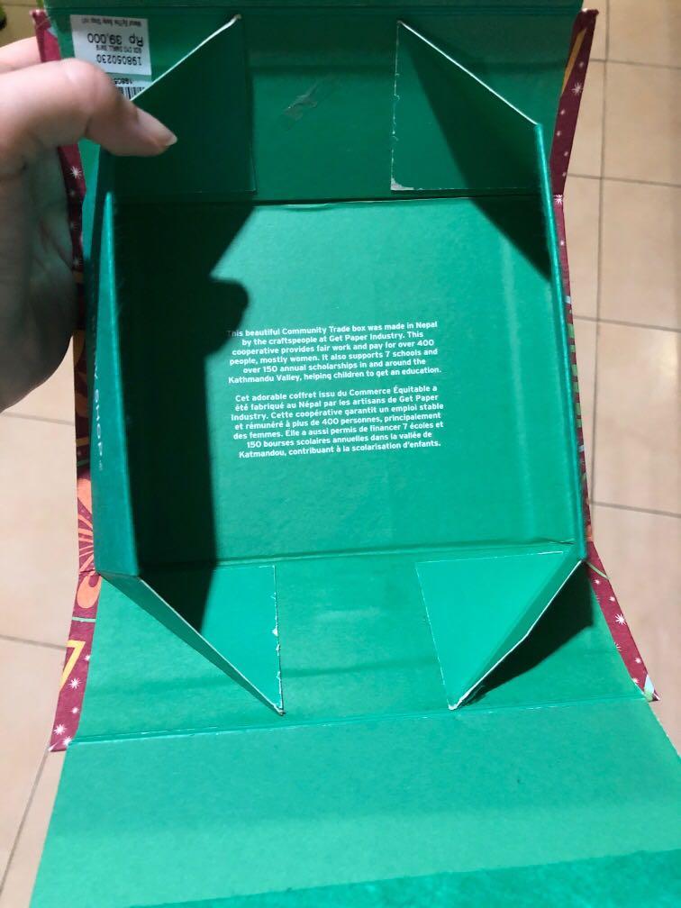 The body shop Christmas edition box kotak Natal xmas limited edition