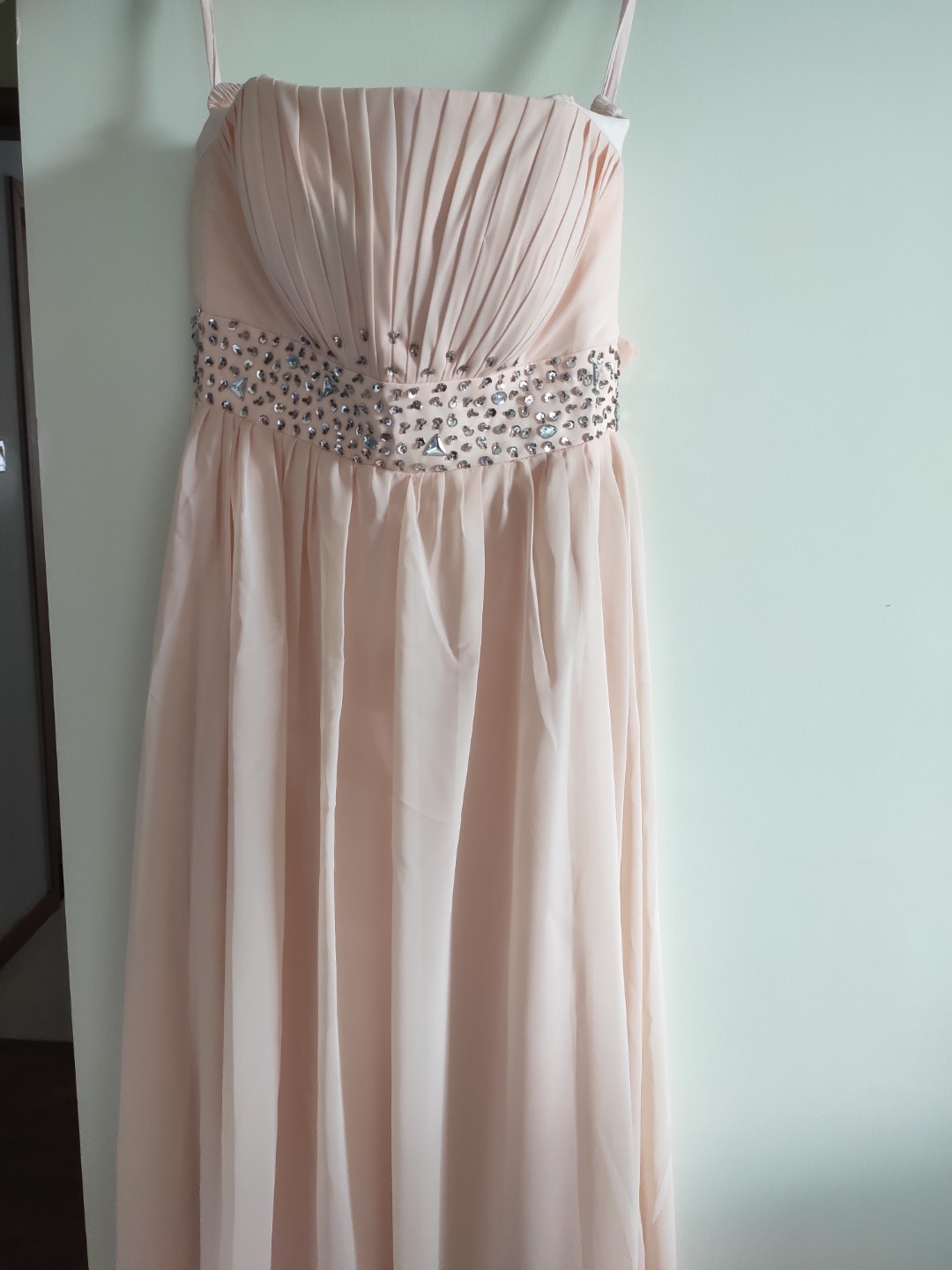 cocktail dress peach color