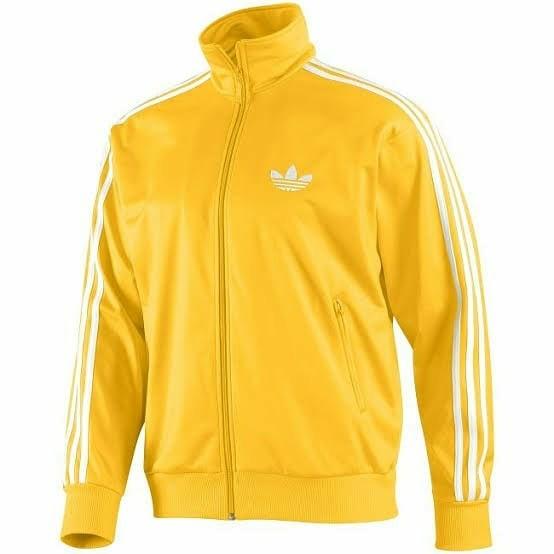 Adidas firebird yellow hot sale