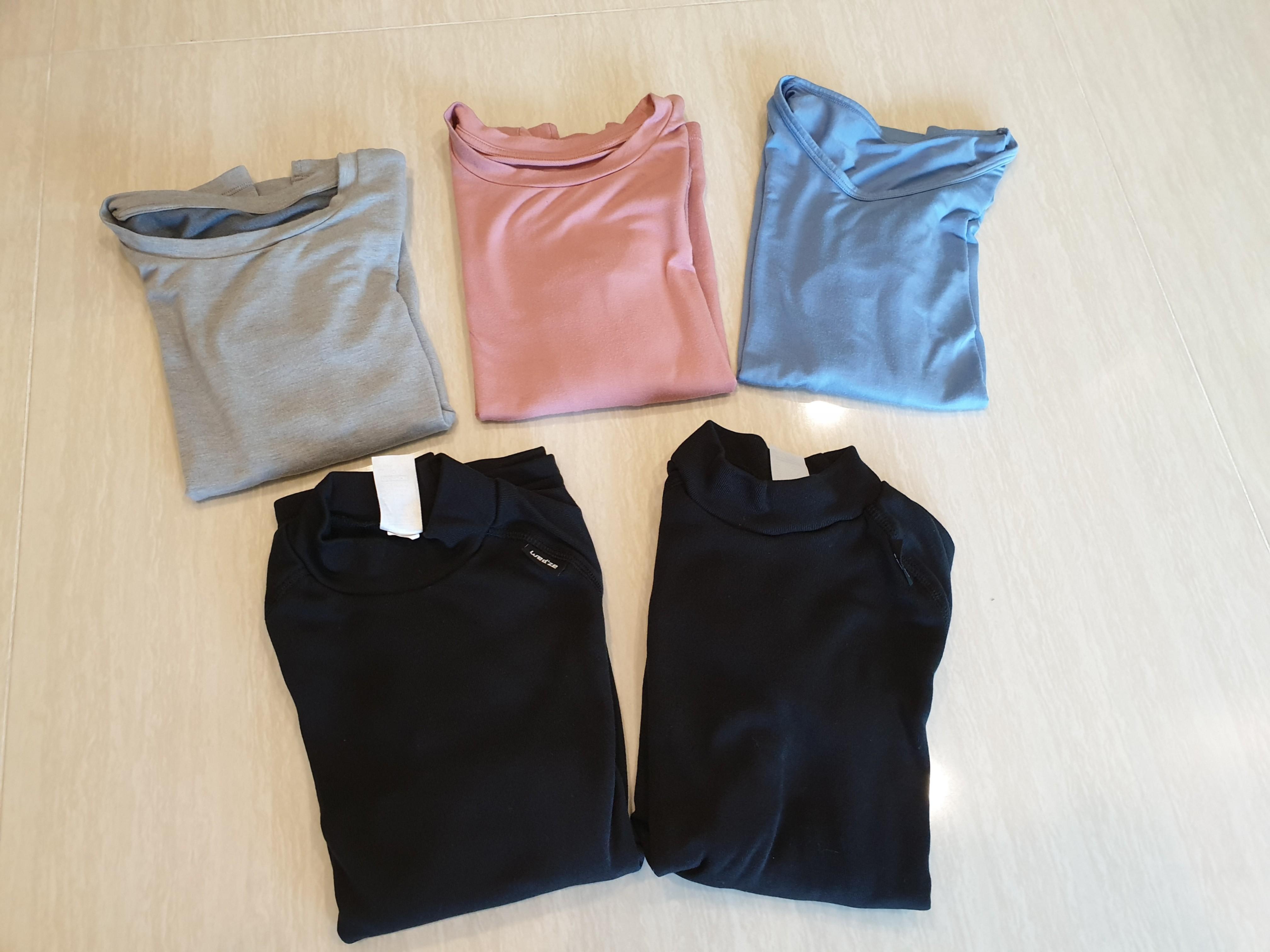 Uniqlo Children's Heattech / Decathalon Kid's Warm Ski Base Layer