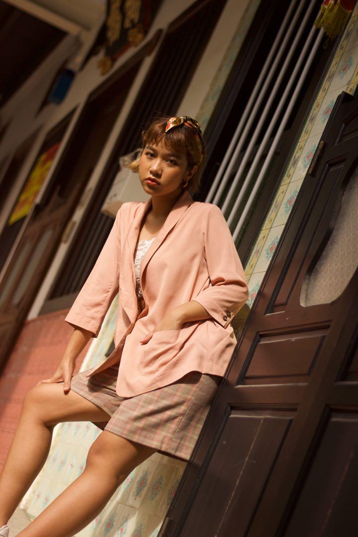 Peach summer jacket clearance