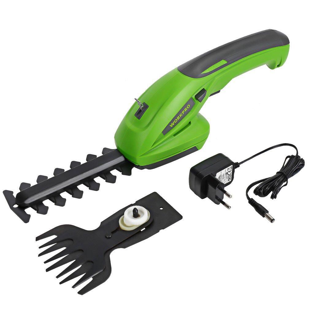 2 In 1 Electric Trimmer 7 2v Lithium Ion Cordless Hedge Trimmer