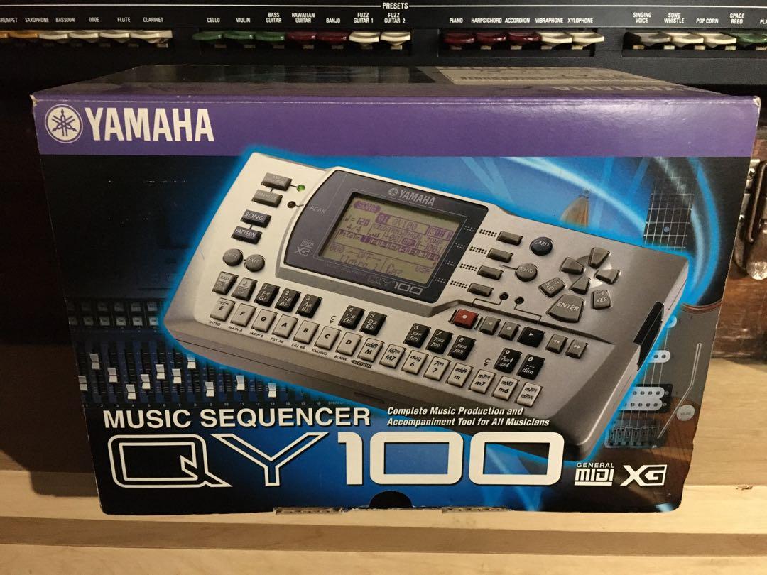 Yamaha QY100 Music Sequencer連PA-5D Power adaptor, 興趣及遊戲