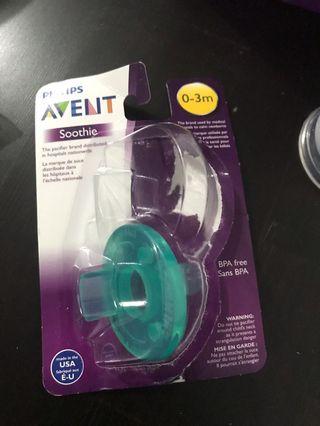 Avent soothie 0-3mos