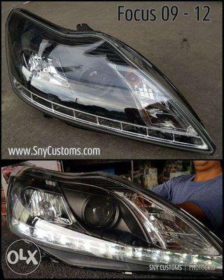 Focus Ford projector led DRL Headlamps headlights