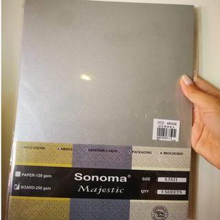 Silver hard paper