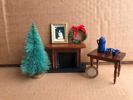 Miniature Christmas set / individual items 