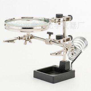 magnifying reading lamp with stand