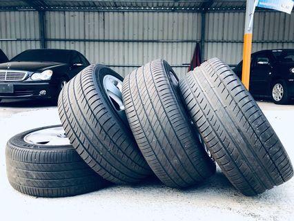 M-BENZ 賓士原廠鋁圈含米其林胎皮