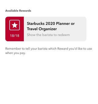 Starbucks Planner stickers 2020