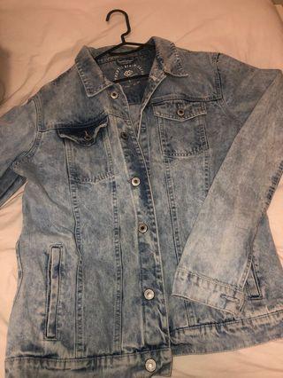 Unisex oversized denim jacket