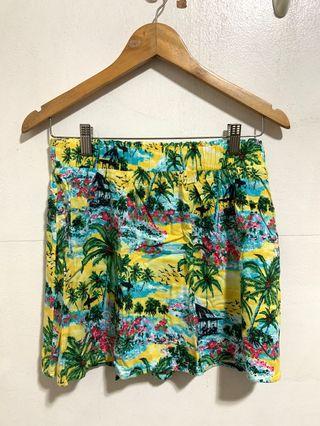 Hawaiian Print Skirt - Forever21