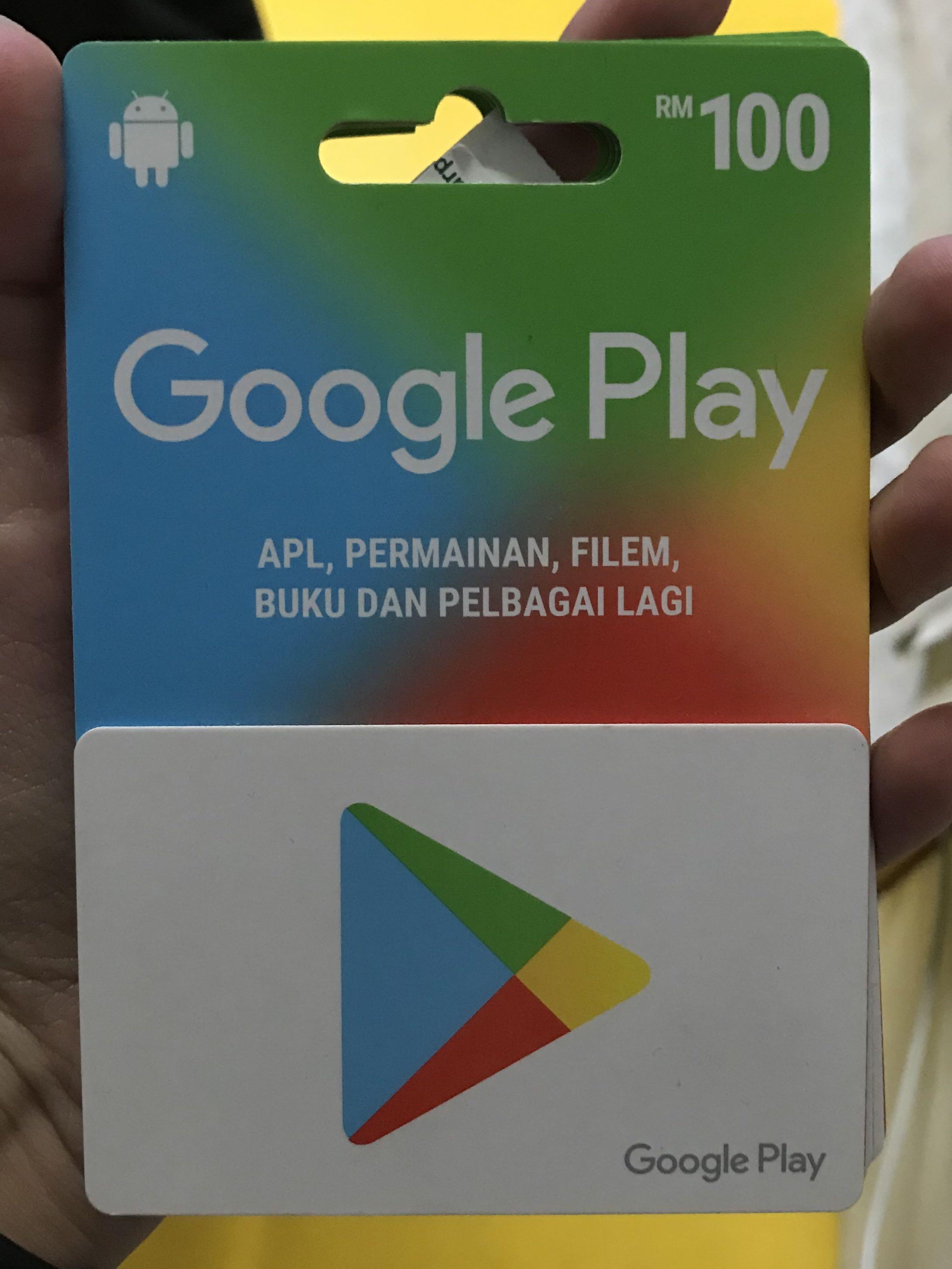 Android Google Play Gift Cash Card Mobile Phones Tablets Others On Carousell