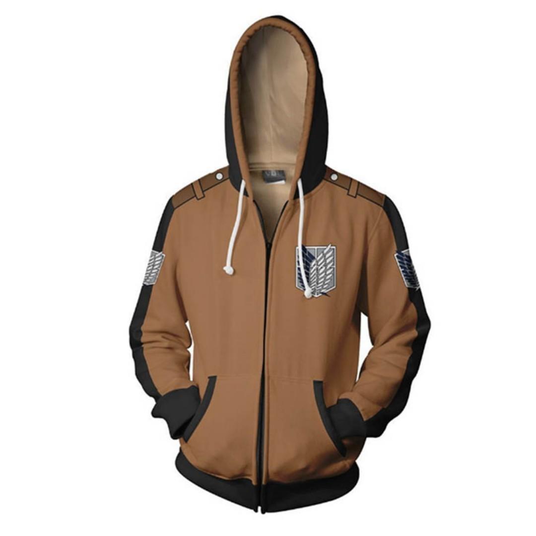 jacket with sweater hoodie