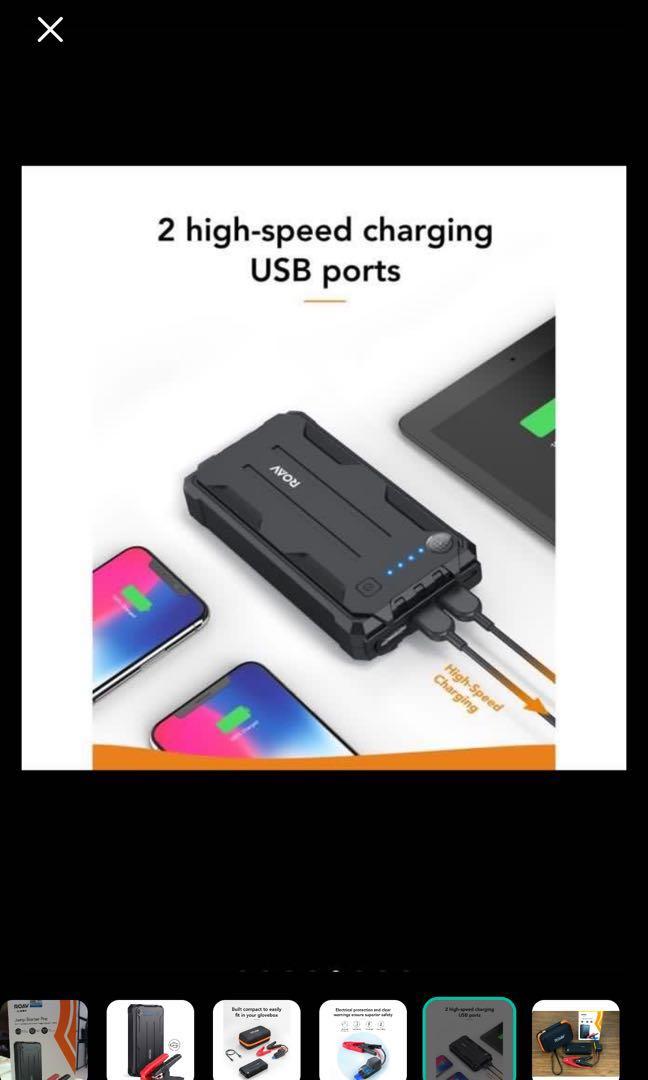 ANKER PRO VERSION 800A (ROAV) JUMP STARTER 800A PEAK 12V 6.0L Petrol 3.