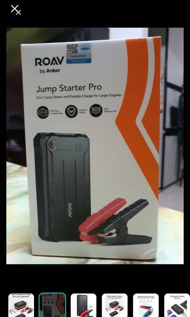 ANKER PRO VERSION 800A (ROAV) JUMP STARTER 800A PEAK 12V 6.0L Petrol 3.