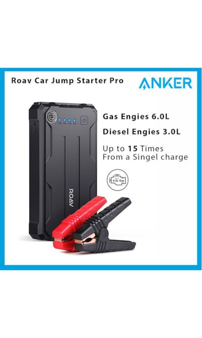 ANKER PRO VERSION 800A (ROAV) JUMP STARTER 800A PEAK 12V 6.0L Petrol 3.