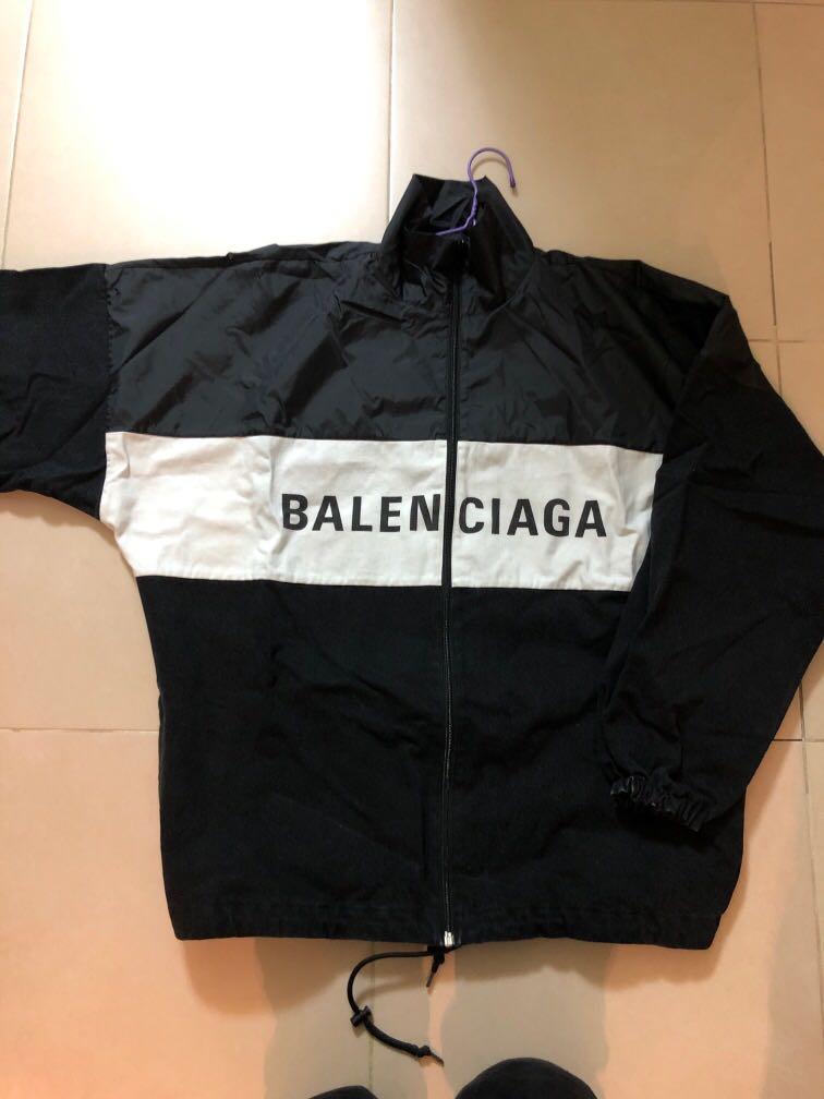 Balenciaga nylon denim clearance jacket