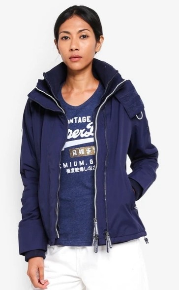 branded windcheater jacket